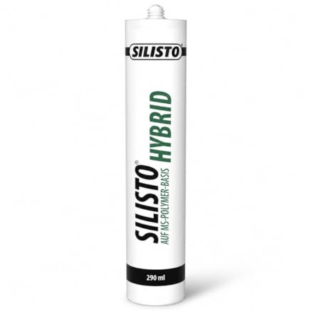 SILISTO Karosseriekleber & Dichtmasse Schwarz je 290ml Kartusche, MS Polymer Hybrid - Starker Montagekleber für Karosserie, Bau & Reparatur - Elastisch, wetterfest & überlackierbar
