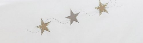 Alvi Bettwäsche Allover Stars beige 100x135