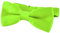 DonDon pajarita noble para niños - combinada y ajustable 9x 4,5 cm - de color verde claro - brillada con aire de seda