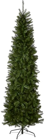 National Tree Company Kingswood Sapin de Noël Artificiel avec Support en Forme de Crayon de pin Vert 1,8 m