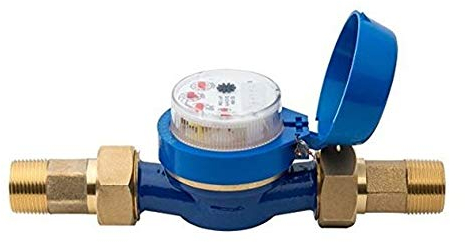 Contador de riego Hunter para programadores Hydrawise. Rosca macho 1 1/2. Incluye emisor de pulsos 1 litro. DN 40mm. Contador de agua que permite conocer lecturas del consumo de agua.