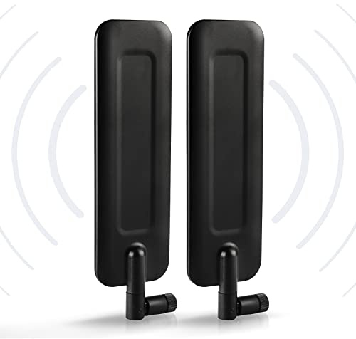 Eightwood Wide Band 4G LTE Dipole Antenna SMA Male Antenna (2-Pack) Compatible with Outdoor HCO Spartan Cellular Hunting Game Trail Cameras