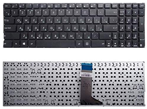 ZAORUN Teclados de reemplazo portátil Teclado RU Compatible for ASUS X555 X555L X555LA X555LD X555LN X555LP X555LB X555LF X555LI X555U X555Y (Color : Black)