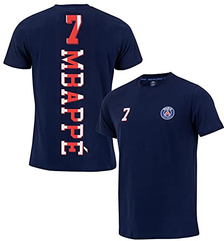 PARIS SAINT-GERMAIN Kylian Mbappe PSG T-Shirt, offizielle Kollektion, blau, XL