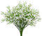 Olrla Schleierkraut Künstliche Blumen, 10 Stück Weiß Schleierkraut Pflanzen Gypsophila Blumen für Hochzeit Brautsträuße Dekoration