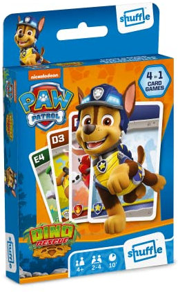 Shuffle- Patrulla Canina/Paw Patrol. Baraja de Cartas Infantil de la Serie de televisión (10027507)