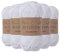 Utopia Crafts Re-Cotton Knitting Yarn, 5X 100g (White)