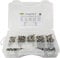 Sortiment ISO 7380 Linsenkopfschrauben Torx M4 Edelstahl V2A 400 Teile mit Muttern, Unterlegscheiben
