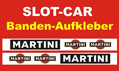 Slotcar LEITPLANKEN BANDE Aufkleber Länge 100cm Höhe 5,5cm MA-DESIGN