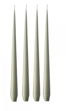 ester & erik Taper Candles, Box, 32cm, 4 Stück, 69 Artichoke