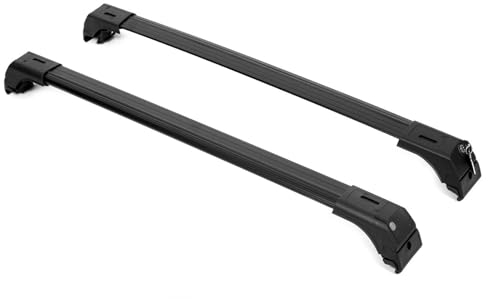Dachträger Querträger für Hyundai Tucson TL 2015-2020 geschlossen Reling schwarz Grundträger Querbalken Set Eparts24