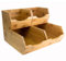 HOMESTEAD Bamboo Pantry Storage Bins - Stackable Baskets, Potato and Onion Storage for Pantry Organization, Set 3 Pieces