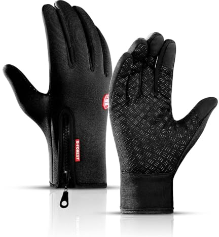 Luadnysin Freezer Thermo Handschuhe Pro - Alpensattel Premium Skihandschuhe, Herren Winter Warme mit Touchfunktion Fahrradhandschuhe Reithandschuhe Motorradhandschuhe MTB Wasserdicht Handschuh Damen
