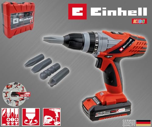 Einhell - Avvitatore a batteria per bambini in valigetta