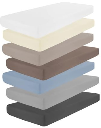 Dormisette Flanell Spannbettlaken 180x200 cm Weiß, für hohe Matratzen bis ca. 30 cm Höhe Rundumgummi 100% Baumwolle