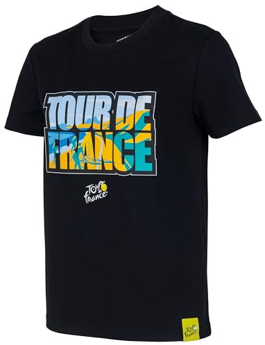 Tour de France T-Shirt Enfant - Collection Officielle Cyclisme - Taille Enfant 12 Ans