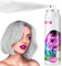 Temporäre Haarfarbe Spray für Kinder Erwachsene, 150ML Temporäre lebendige Schattierungen, abwaschbar Haarfarbe Spray Haarfärbemittel für Party, Halloween, Weihnachten, 150ML Silberweiß Haarspray