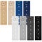 Jeffdad 8 Stück Hosenbunderweiterung, Elastische Taillenverlängerungen 25 x 95mm Bundverlängerung Knopf Taille Verstellbar Extender Einstellbar Knopfverlängerung für Jeans Hosen (8 Farben)