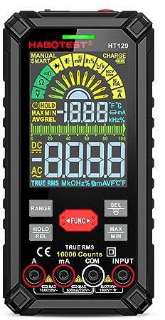 HT129 Multimetro intelligente Multimetro digitale intelligente con schermo a colori Multimetro digitale portatile