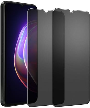 Kiokyrgm 2 Pièces Film protecteur anti-espion mat pour Vivo V21 5g,Protection écran anti-empreintes,anti-regard,ecran de protection privacy [non en verre]