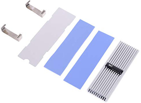 kwoifioy For M.2 SSD NVMe Heat Sink 2280 Hard Disk Aluminum Heatsink Gasket With Thermal Radiator PC Accessories