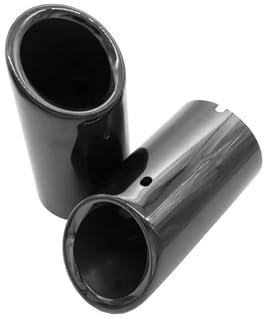 POMPOMPUR Auto-Endschalldämpfer Für VW Für Golf 5 6 7 Für Jetta 6 Für Scirocco Für Sagitar Für Passat B6 B7 B8 1.4T TSI 1 Paar(Black)