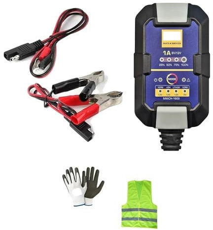 Compatible avec Ducati 888 BIPOSTO Chargeur DE Batterie ET ??Entretien 6V/12V APPROUVÉ pour Les Voitures,Motos,Camping-Cars,Quad,Jet Ski,Bateaux,MOTONEIGES Automatique