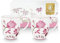 Pip Studio Jolie Tulip Pink Becher 450ml XL Set2