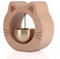 Gosknor Ladenbesitzer Glocke, Magnetisches Windspiel aus Holz in Katzenform Türklingel Dekoration für Geschäftseingangstür Hausgarten Einzigartiges Einweihungsgeschenk