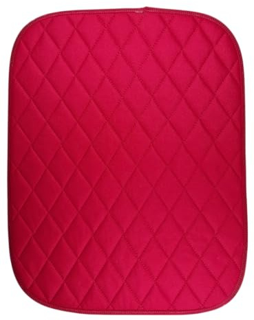 Inkontinenz-Sitzauflage von FabaCare mit wasserdichten Unterseite, 4-lagig, hohe Saugkraft, waschbar bis 95°C, formstabil, 50x40 cm, Farbe: rot