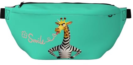 Kingmate Verstellbare Bauchtasche für Damen & Herren– Wasserabweisende Gürteltasche mit Reißverschlüssen, 2 große Fächer & Innen-Taschen, Tragen als Hüft, Brust- oder Schultertasche