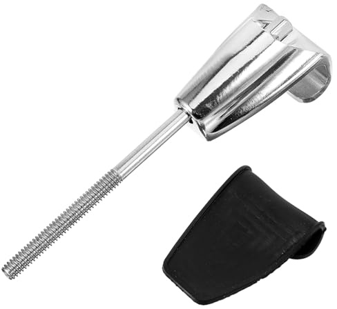 HONITANO Snare Drum Spannklauenhaken Metall Trommelspannklauenverbinder Verstellbar Silber Schlagzeug Zubehör für Snare und Bass Drum