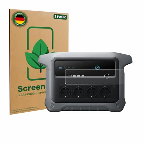 ScreenLeaf Schutzfolie für Anker SOLIX C1000 Gen 2 | 2 Stück Transparenter Displayschutz Made in Germany Klare Displayschutz-Folie Kratzfest