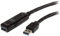 StarTech.com 3m USB 3.0 Active Extension Cable - M/F - 3m USB 3.0 Extension Cable - USB 3.0 repeater Cable (USB3AAEXT3M), Black