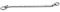 FACOM Ring Spanner, Offset, 12 Point, 6 x 7 mm, 1 Piece, 55A.6X7