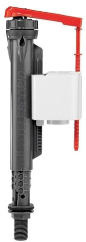 Wirquin 16110101 1/2-Inch 15 mm Plastic Bottom Jollyfill Telescopic Adjustable Entry Inlet Float Valve - Multi-Colour