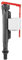 Wirquin Jollyfill Telescopic Adjustable 1/2 inch 15mm Plastic Bottom Entry Inlet Float Valve 16110101, Multi-Colour