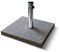 paramondo Base Paragüero de Granito para Sombrilla, Cuadrada, 48 x 48 cm, con Adaptadores, para Sombrillas Medianas