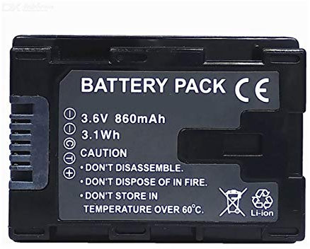 Amsahr Digital Replacement Camera and Camcorder Battery for JVC BN: VG107, VG107U, VG107US