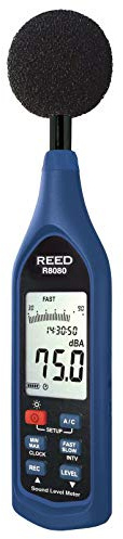REED Instruments R8080 Data Logging Sound Level Meter with Bargraph