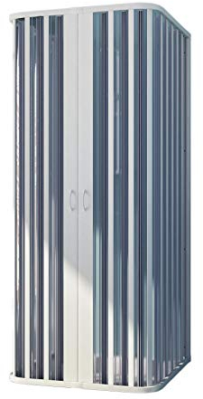 Forte 3-seitige Duschkabine in PVC 80x90x80 cm H185 mod. Nova
