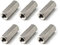 Dado di giunzione esagonale lungo M10 x 17 x 30 in acciaio inox 304 tondo dado di accoppiamento (confezione da 6)
