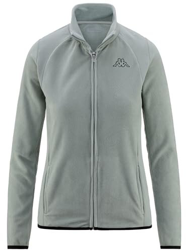 Kappa Pile da Donna Realizzato in Micro Polar. Slim Fit. VAVAUX (Grey Flint, XS)