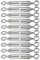 Garosa 10 Pièces en Acier Inoxydable Oeil et Oeil M6 Tendeurs à Corps Ouvert pour Câble de Tension ou Tendeur de Corde Tendeur de Câble de Tension Matériel de Fixation D'outil