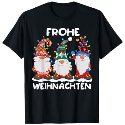Drei Zwerge Passende Familie Frohe Weihnachten Kurzarm T-Shirt