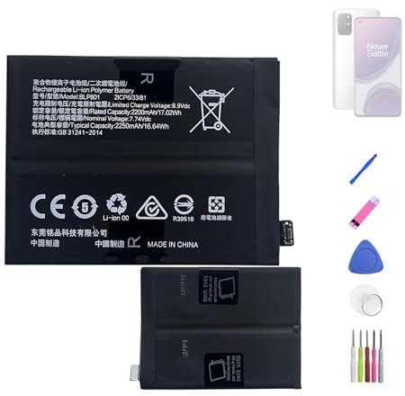 HIGHAKKU Ersatzakku Batterie BLP801 kompatibel mit OnePlus 8T KB2001, KB2000, KB2003, KB2005 with Tools
