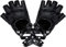 Punk Handschuhe Damen Nieten Handschuhe Fingerlos Rock Handschuhe Frauen Lederhandschuhe Leder Handschuhe Fingerfrei Disco Kostüm Zubehör für Tanz Hip Hop Performance Pole Dance Cosplay Party(1 Paar)