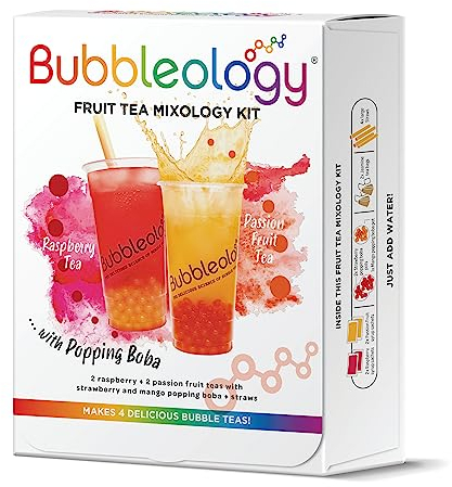 Bubbleology Fruit Bubble Tea Mixology Kit with Popping Boba (Pack of 1)