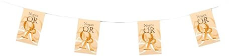 CHRISTIAN FABRICATION Guirlande Pavillons 'Noces d'or'
