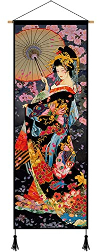 Chinesische Rollmalerei, Feng Shui tibetisches Thangka, Bagua, buddhistisch, asiatische, mit Seide bemalte Rollbilder, Wandbehang-Dekor-Poster, Wandrolle, japanische Dekorationen for Zuhause, antiker